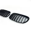 NEW-Front Bumper Car Kidney Grille Sport Style Double Line Grills For BMW 7 Series F01 2007- 2014