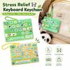 Keycap Clicker Fidget Keyboard Keychain 26-Key Mechanical Keyboard Toy Party Favor Gift