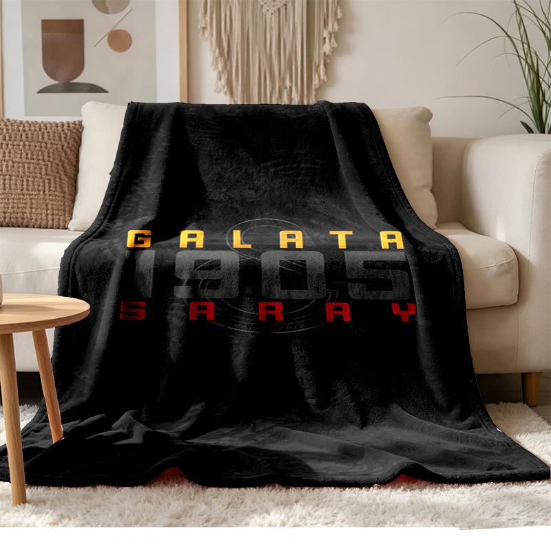 Galatasaray S.K. Soft and comfortable flannel Suitable for sofas living rooms outdoor camping travel and also makes a great anniversary gift