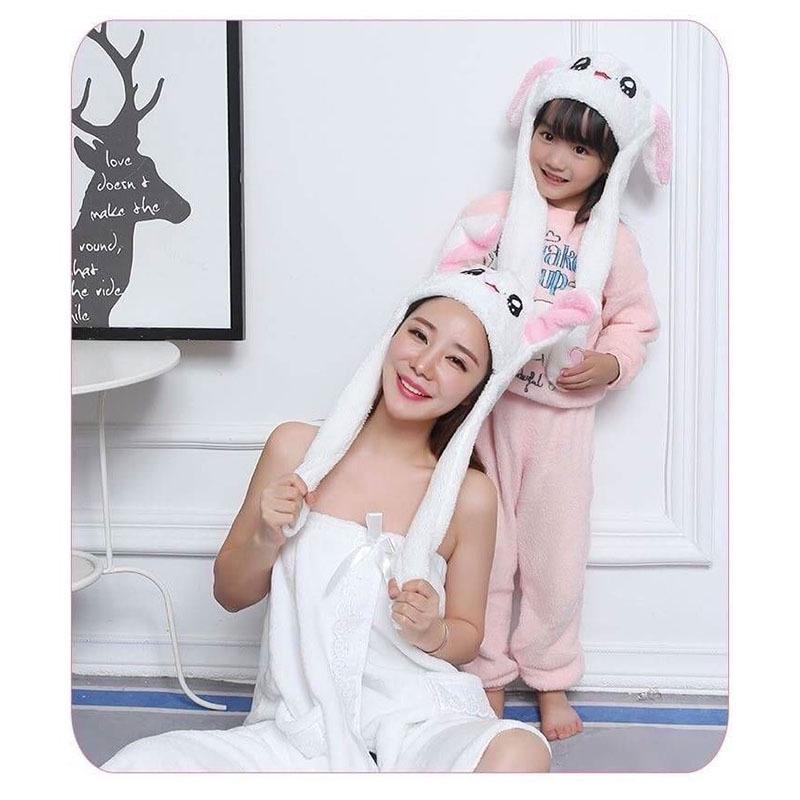 Милый мультфильм Dance Ears Rabbit Beanie Hat Airbag Cap