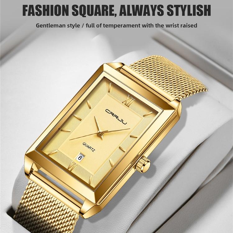 CRRJU-2197 Men's Watch Casual Business Fashion Personality Watch Men's Watch Women's Watch Student Watch Simple