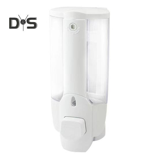 Настенный ручной дозатор мыла объемом 350 мл для ванной комнаты, легко заполняемый дозатор для душа с большой емкостью для шампуня и кондиционера