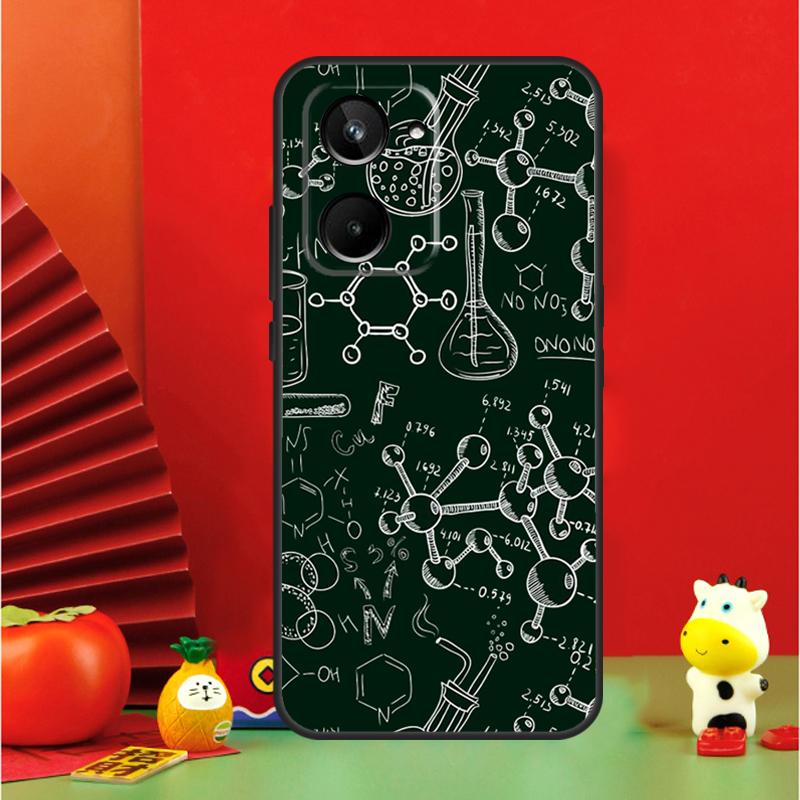 Винтажная химическая лаборатория для Realme 11 10 9 12 Pro Plus C67 C55 C53 C51 C31 C35 C33 C30 C21Y C25s GT Neo 6 GT5 Чехол