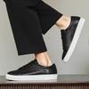 Leather Soft-Soled White Shoes Men'S 46 Large-Size Men'S Shoes 47 Trendy Versatile Board Shoes 48 Widened And Fattened Extra Large-Size Men'S Shoes