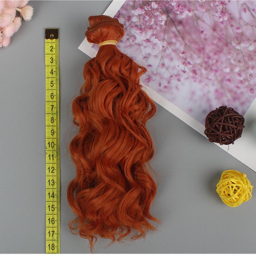 Горячая Распродажа 1/6 1/4 1/3 Кукольные Волосы Кудрявые Парики Мини Косички Высокотемпературная Накрутка Парик Аксессуар для Кукол Подарки для Детей