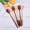 Wooden Spoons Long Handled Spoon Kids Spoon Wood Rice Soup Dessert Spoon