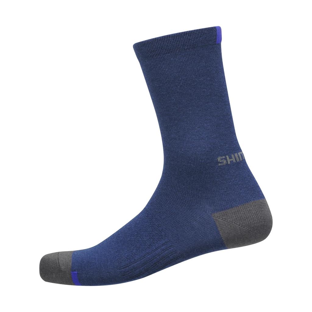 Cycling Socks Performance Wool Socks SIZE Navy [Shimano] Size L-XL (SHOE 45-48) Color
