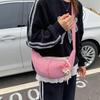 Small Fresh Plaid Bag Women's New Casual Shoulder Messenger Bag Versatile Large-capacity Dumpling Bag