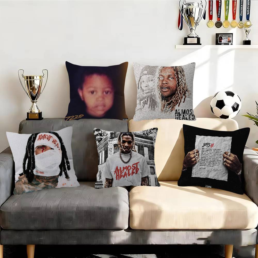 Подушка с глубокими мыслями рэпера Lil Durk Подарок Декор для домашнего офиса Спальня Диван Автомобильная наволочка чехол x