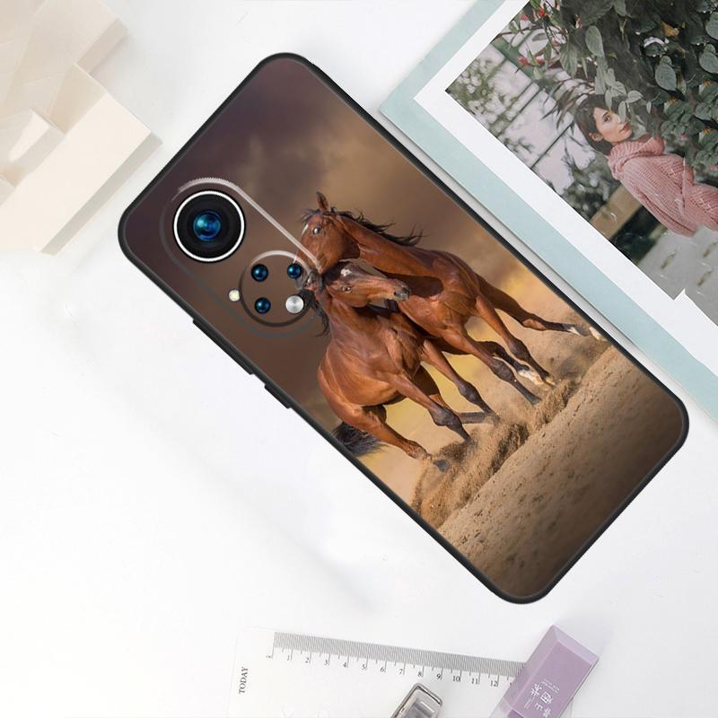 Чехол Magic 8 Pro 6 7 Lite для Honor 200 400 50 70 90 X8c X8b X9a X9b X9c X9d Win RT с изображением Бегущих за Честь Лошадей