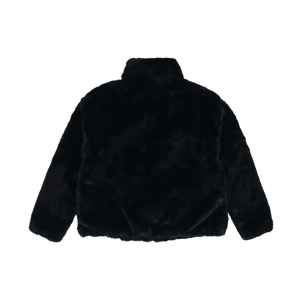 Nike Женская куртка оверсайз с логотипом Swoosh (Азия) Черная женская уличная одежда Fossil DO3792-010