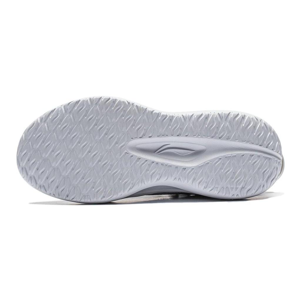 Li Ning Youth Starry Comfortable Shock Absorbing Rebound Casual Shoes Kids Shoes Silver Gray YKCT148-5