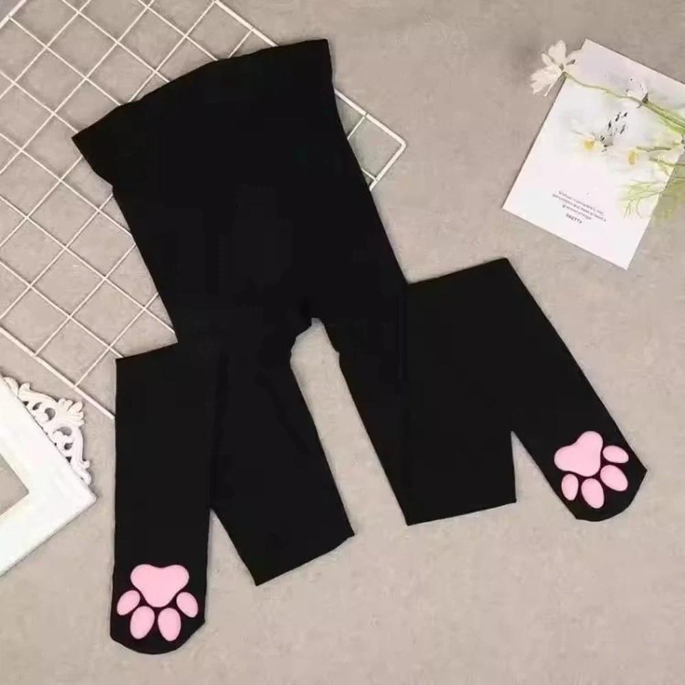 Cute Style Cat Paw Pad Stockings Long Length JK Tights Photoshoots Female Long Socks Gift