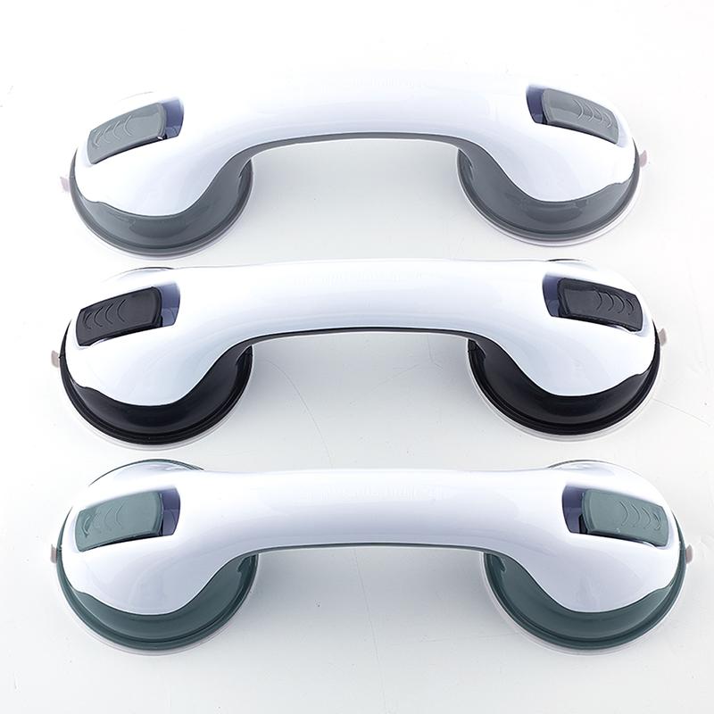 Handle Anti Slip Support Toilet Bathroom Safe Grab Bar Vacuum Sucker Handrail