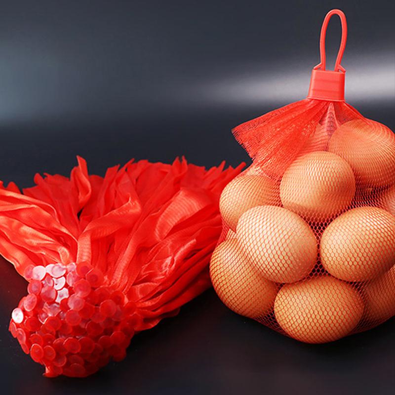 100 шт., сумка для хранения органайзера, пластиковая нейлоновая сетка, сетчатая сумка для садоводства, овощей, игрушек, фруктов