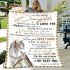 To My Daughter Plush Butterfly Quilt Throw Soft Flannel Blanket for Living Room Bedroom Bed Sofa  Perfect Gift for Daughter