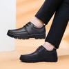 Trendy Men's Casual Shoes Simple Men's Retro Genuine Leather Shoes Elegant Formal Commuter Work Shoes