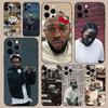 Чехол для телефона рэпера K-Kendrick L-Lamar для iPhone 16,15,14,13,12,11,Pro,X,XS,Max,XR,Plus,Mini Мягкий черный чехол