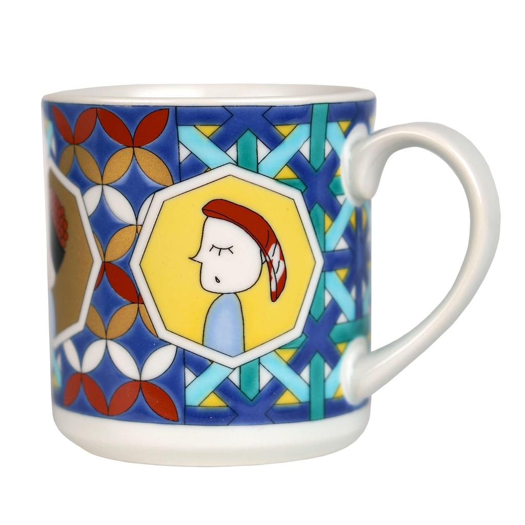Кружка для суши Maruyamart Kutani Ware высокого качества, 210 мл, фарфор, /