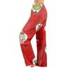 Women  Winter Pants Full Length Long Trousers Christmas Printed Pants
