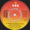 7inch Record GIGLIOLA CINQUETTI - Go (Before You Break My Heart) SCBS2294 CBS 1974 UK Pop Used