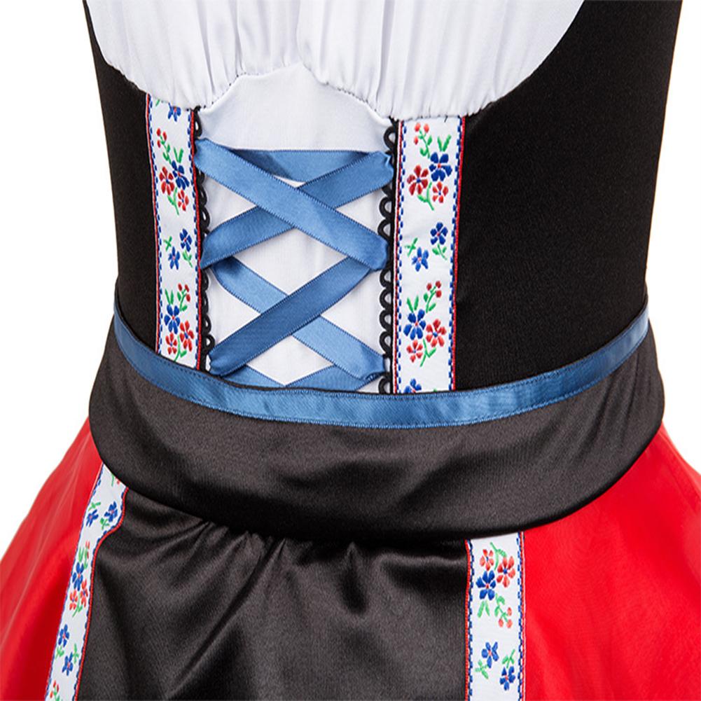 Women Waitress Style Fashion Maid Dress Costume Beer Festival Dress Suit for Oktoberfest