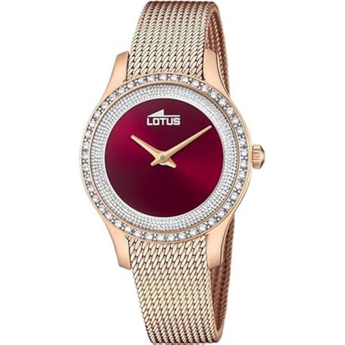 LOTUS Femme Analogique Quartz Montre avec Bracelet en Acier Inoxydable 18828/1