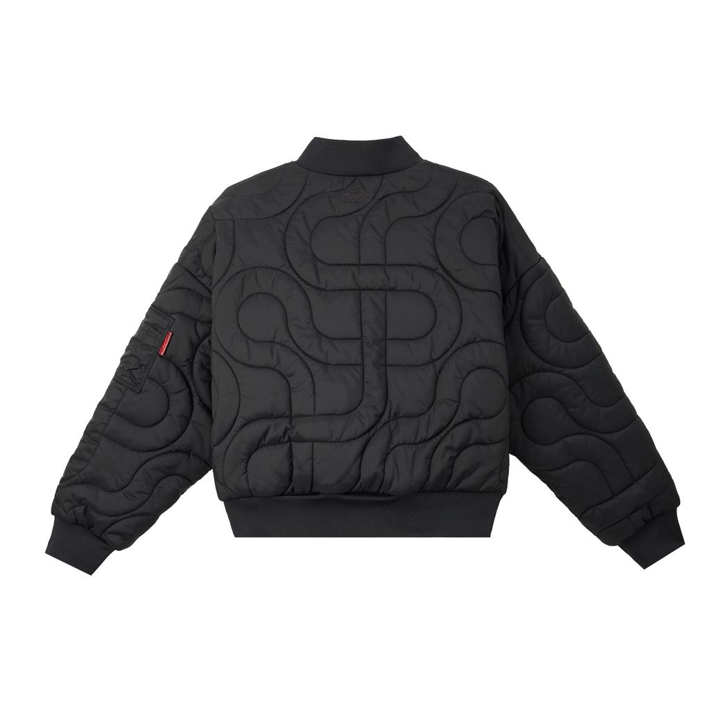 Nike Год Змеи Лимитированная серия CNY Ветрозащитная Повседневная Толстая Теплая Двусторонняя Куртка Женские куртки Черный Красный HV8469010