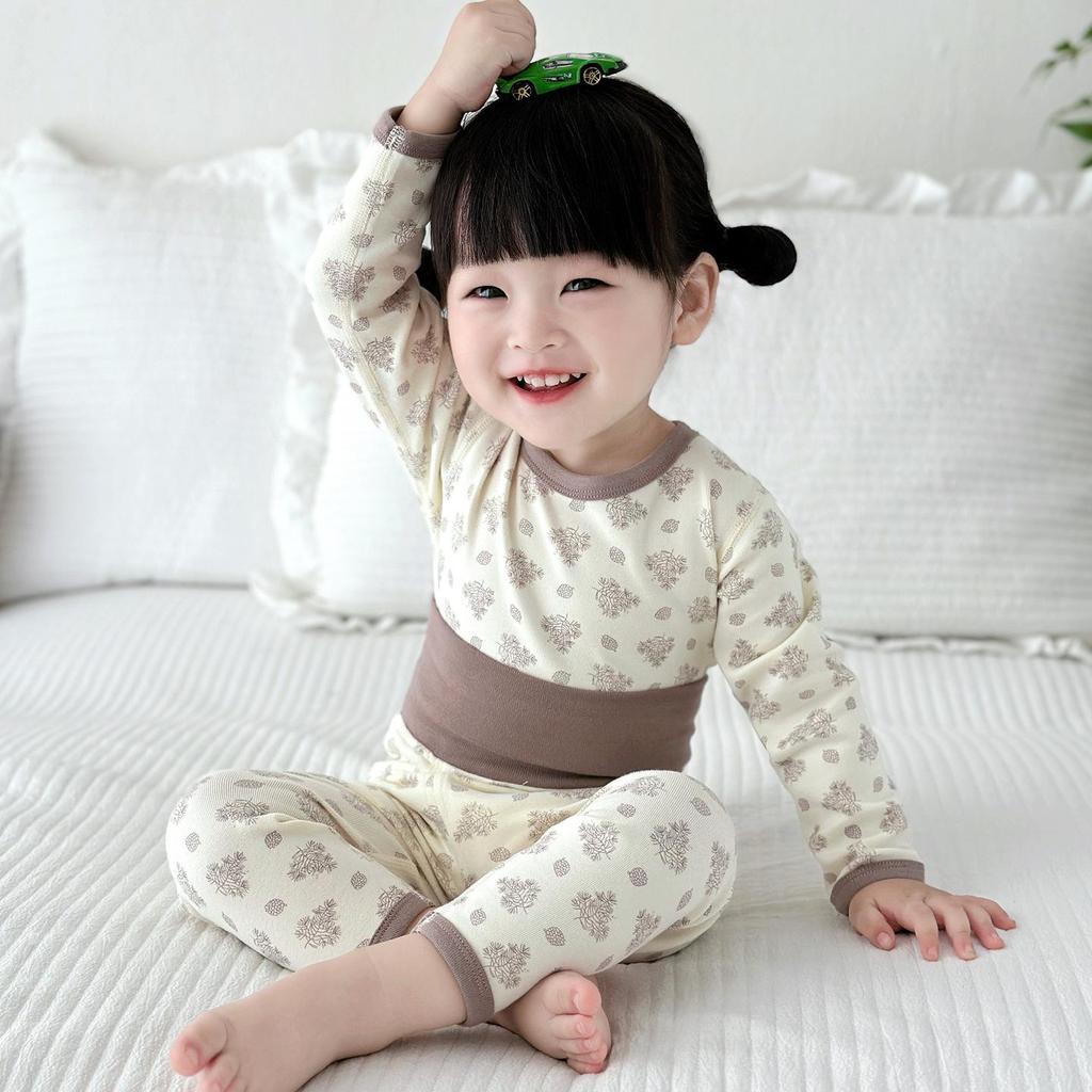 25 Новых Осенне-Зимних Детских Хлопковых Трусиков с Высокой Посадкой - Защита Животика, Прилегающие Домашние Брюки