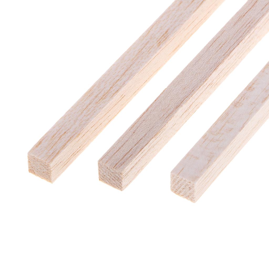 Палки, Квадратные заготовки из дерева, DIY-проекты (Бальза, 5 стилей на выбор)