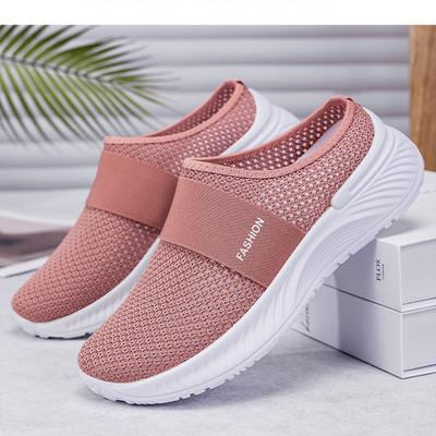 Новые женские дышащие полукроссовки повседневного ношения - легкие, прохладная сетчатая дышащая мягкая подошва, модная, универсальная поддержка свода стопы, не утомляет ноги
