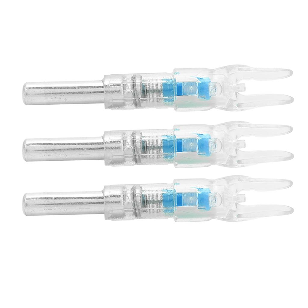 6.2mm Lightweight Arrow LED Lighted Nock with Automatic Knock Archery Arrows Accessory Blue