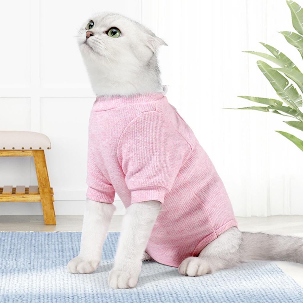 Мягкий восстановительный костюм для кошек после операции, удобный, дышащий, предотвращает облизывание, ускоряет процесс заживления для маленьких кошек