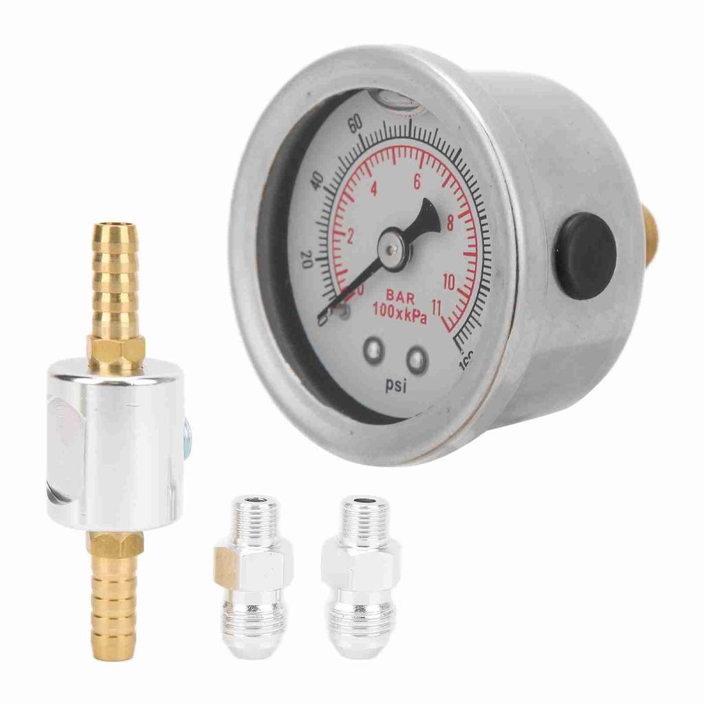 Universial 1 8 NPT Car Fuel Oil Pressure Regulator Gauge Kits for Fuel Injection System