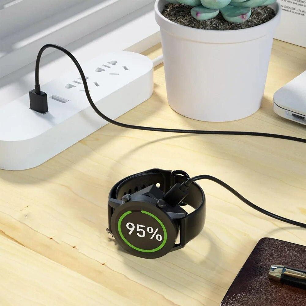 Портативное зарядное устройство для Samsung Galaxy Watch 6/6 Classic/5/5 Pro/Active 2/Watch4/3, магнитный брелок, беспроводное зарядное устройство USB C и Micro