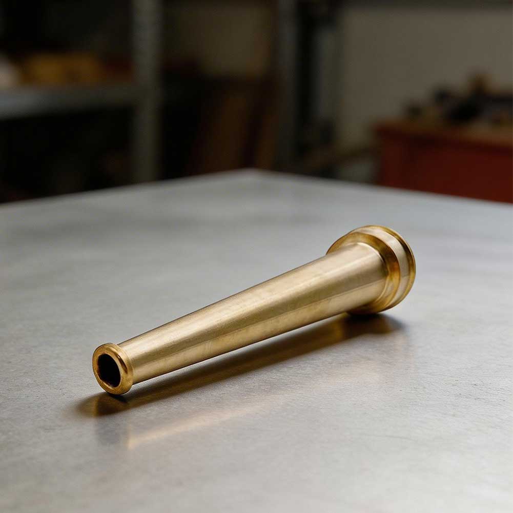 Industrial Brass Hose Nozzle 1-1/2 Inch NST For Fire Fighting Equipment Sprinkler Head Water Flow Control Garden Watering Fittin