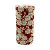 Noguchi Kumataro Tea Garden Tea Tea Large Japanese Paper Inner Lid Plum Made In Stylish Caddy, Can, Capacity, 200g, Paste, Included, Romance, Red,