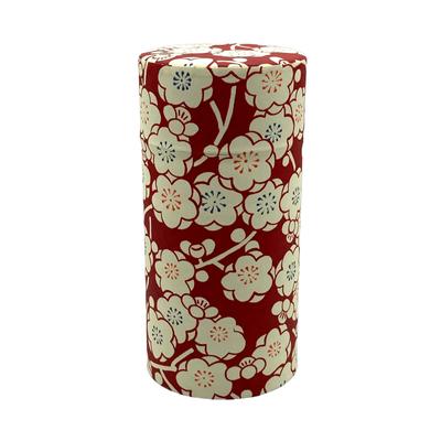 Чай Noguchi Kumataro Tea Garden Tea Большой японский бумажный чай с внутренней крышкой цвета сливы Сделано в стильной банке, емкостью 200 г, паста, в комплекте, романтика, красный,
