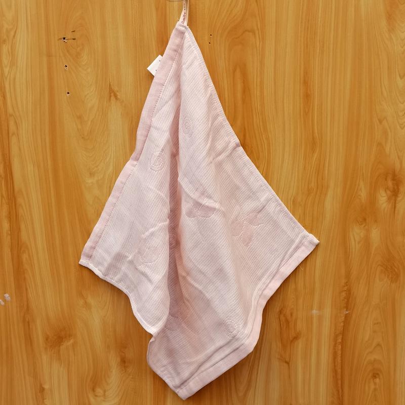 Трехслойное хлопковое муслиновое полотенце/слюнявчик: Женский маленький, слюнявчик для младенца, 26x26см, полотенце для детского сада