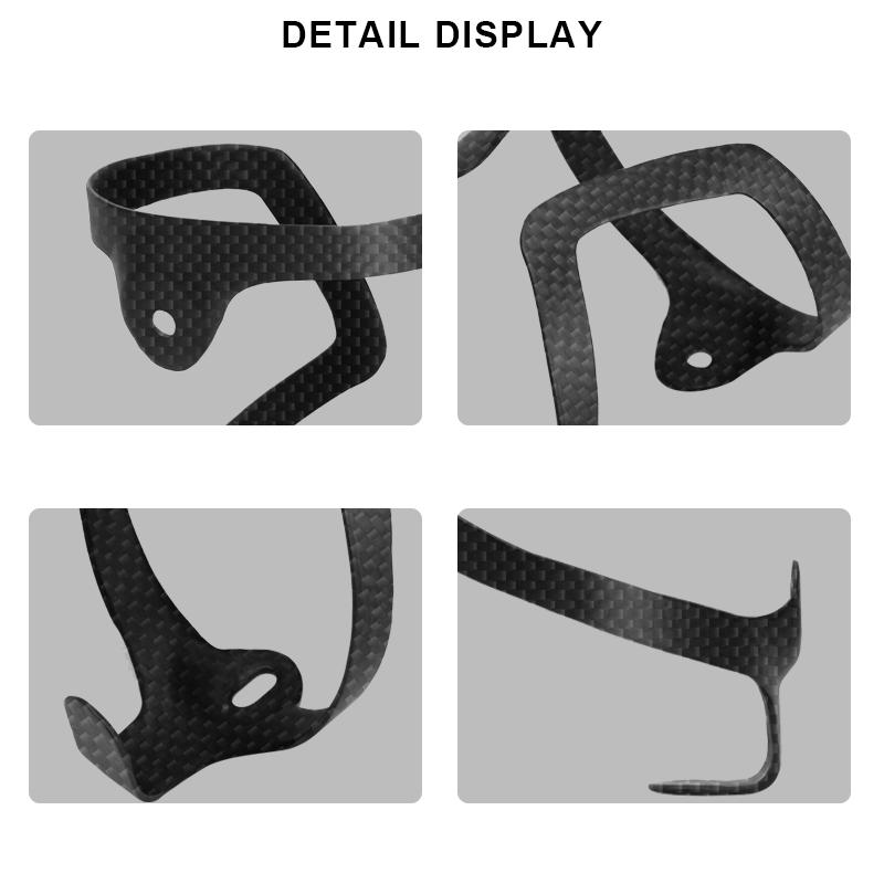 RIDERACE Bicycle Bottle Holder Full Carbon Fiber 3K Super Light For Road Cycling Mountain MTB Bike Water Bottles Cage Matte