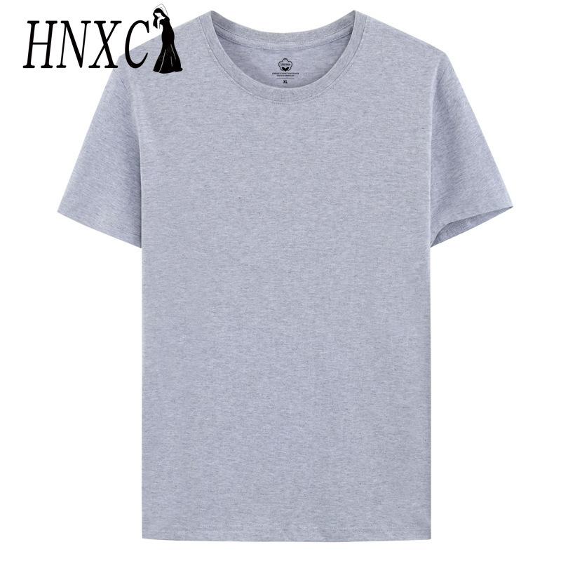 HNXC Хлопковая футболка с коротким рукавом, мужская модная свободная рубашка с половиной рукава, сострадательная рубашка с принтом