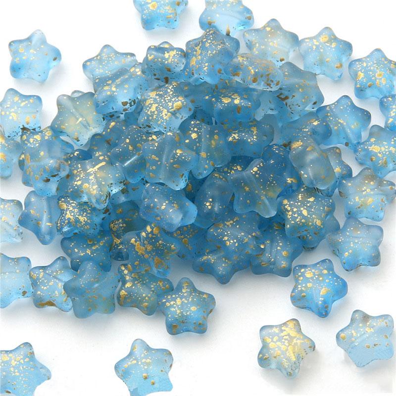 Творческий 8 мм Стекло 10 шт./лот Популярный чешский россыпью DIY Star Горячая Распродажа Высокое качество AB Цвет Разделитель Бусины Украшения Ручной Работы Аксессуары Шпильки Бусины