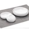 Korean Style Melamine Round White Side Dish Plate