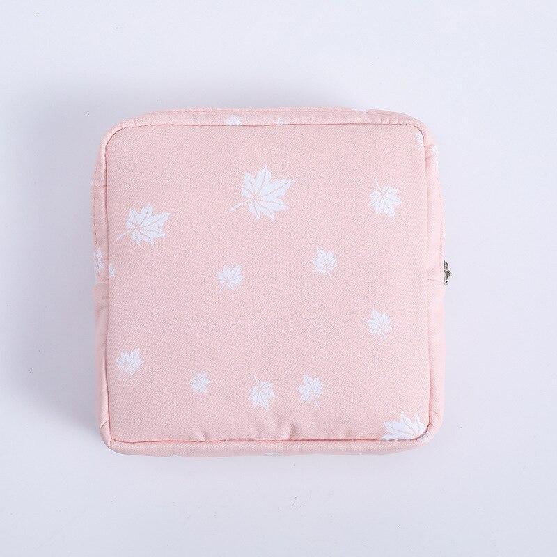 1pc Sanitary Napkin Storage Bag Portable Cosmetic Lipstick Storage Bag Travel Earphone Coin Organizer Pouch Bags Cute Girl Bag