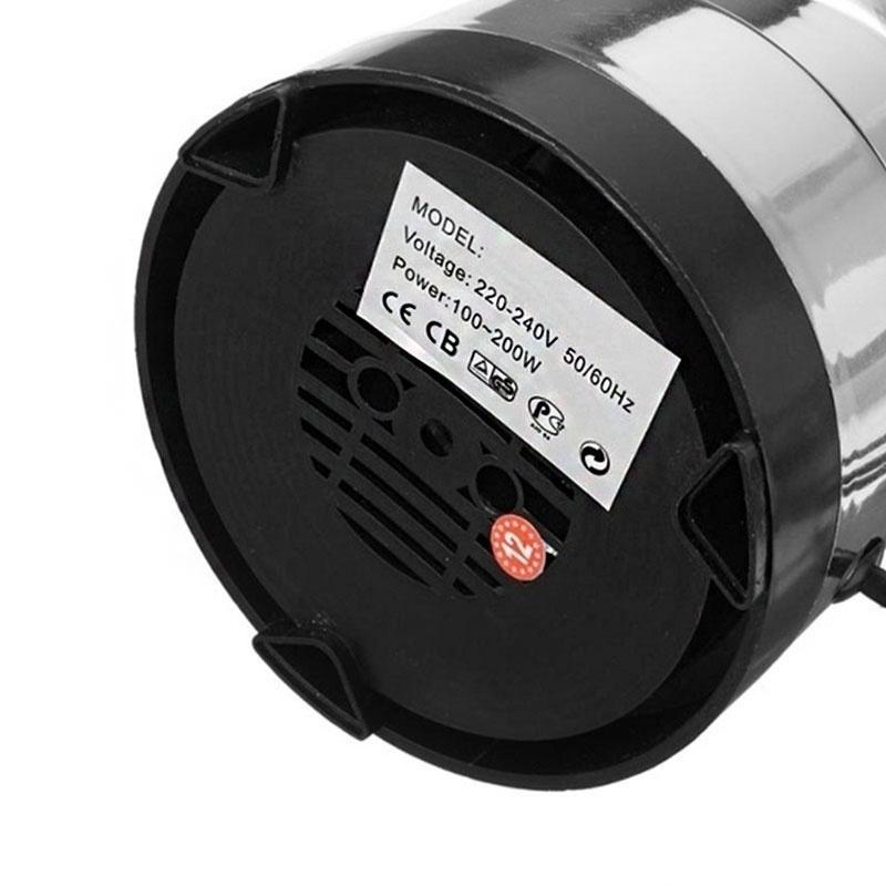 Электрическая шлифовальная машина из нержавеющей стали, домашний шлифовально-фрезерный станок 220 В, измельчение кофейных зерен, кухонные аксессуары для орехов, соли, специй, мозолей