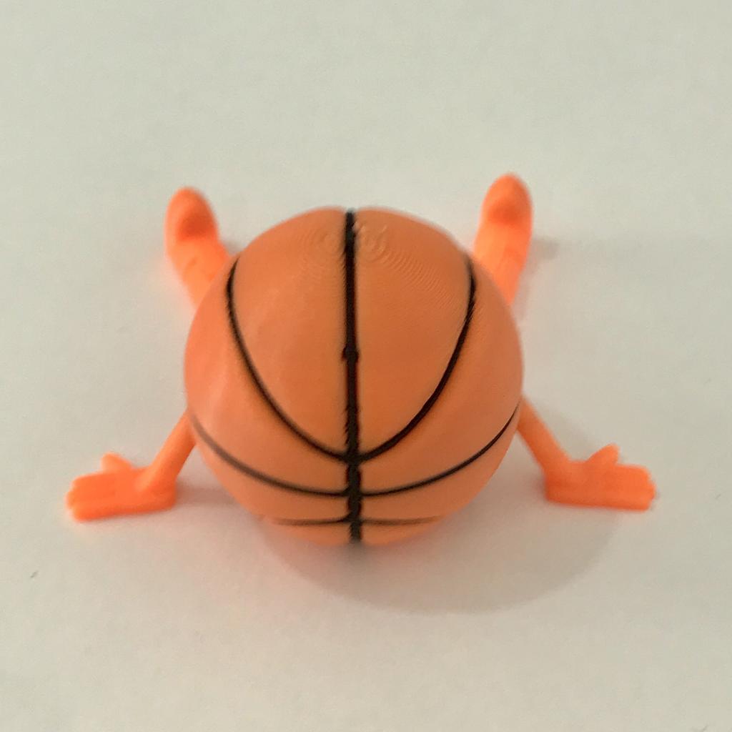 Basketball, Sitting Man , Basketball Sitting Posture, Small Figure Design, Craft Ornaments, Home Decorations