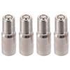 4pcs 39mm Valve Stem Extenders Silver Tire Car Accessories Parts Tire Cap Extender  For Car