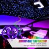 32 Вт Twinkle Dual port Fiber Optic Star Ceiling Kit с RGB Meteor effect APP Car Roof stars Fiber Optic Starry Sky Car Ceiling