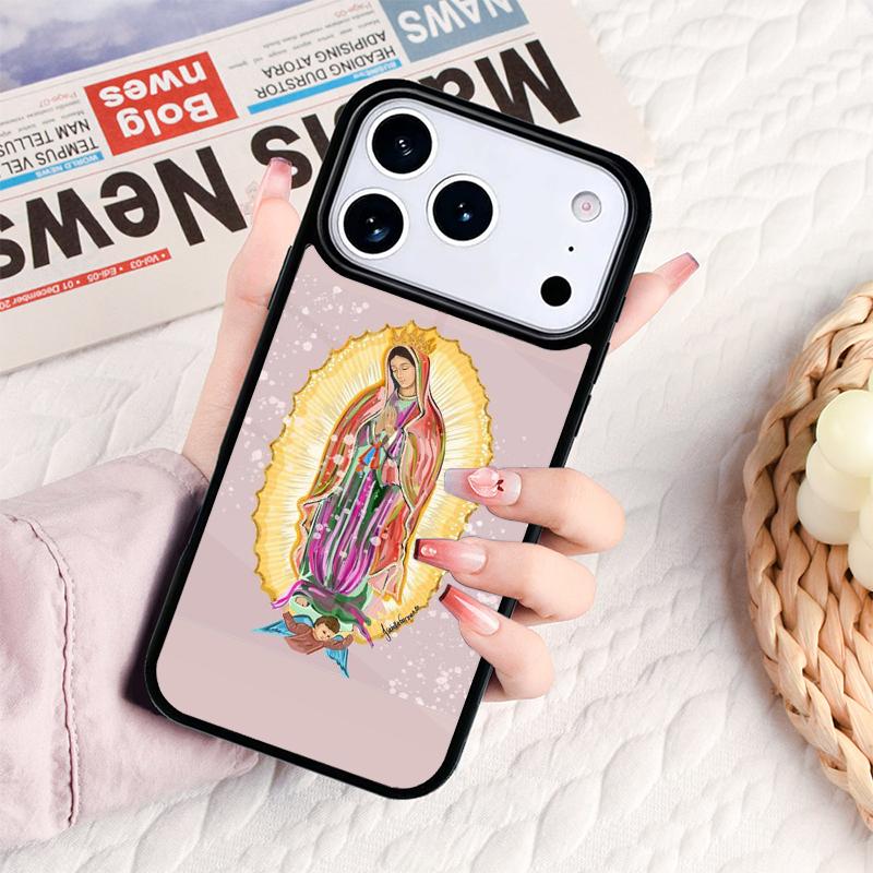 Virgen De Guadalupe Virgin Mary Phone Case For IPhone 17 16e 15 14 13 12 11 Pro Max Air Mini Soft Protective Cover