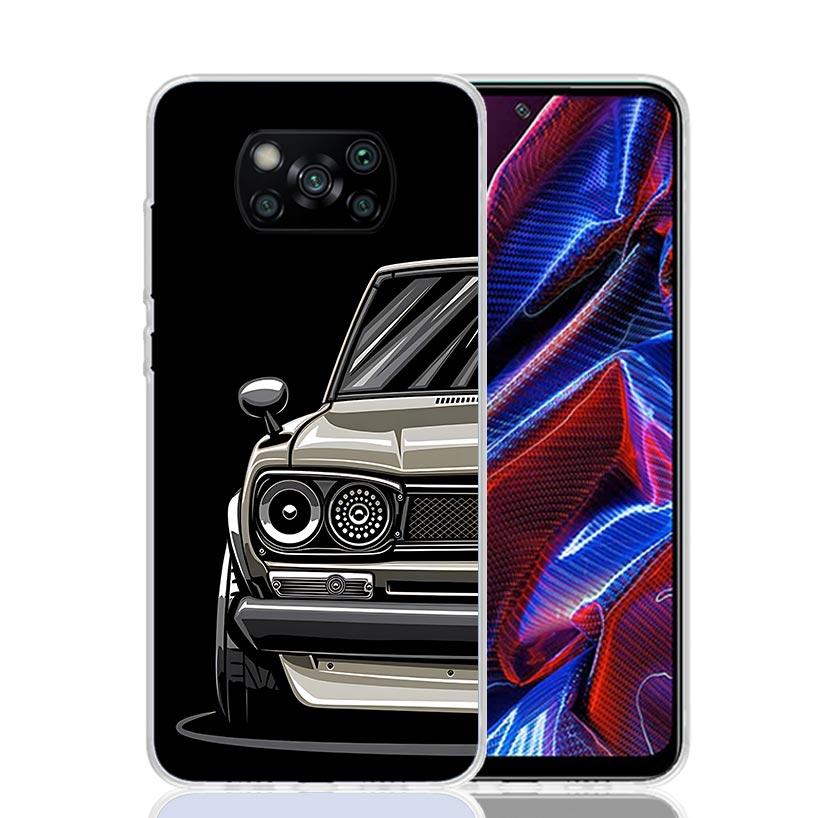 Чехол для телефона JDM Tokyo Drift Спортивный автомобиль Мужской Мужчины Для Xiaomi Poco F7 Ultra X7 X6 Pro X5 Redmi 15 15C 13 13C 12 12C 10 10A 10C 9 9A